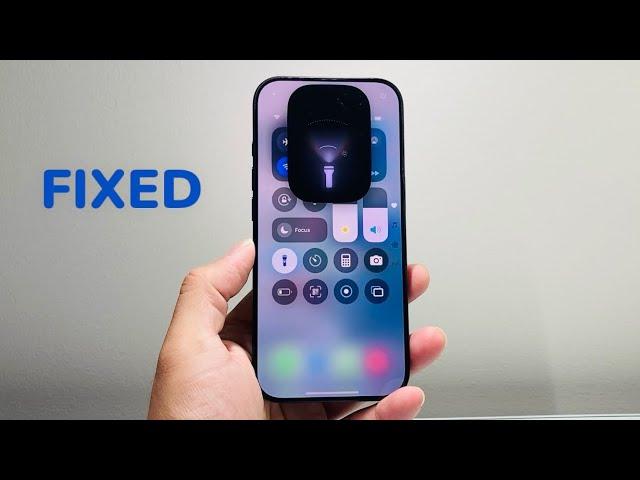 How To Fix iPhone Flashlight Not Working After iOS 18 Update