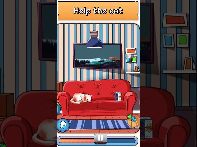 help the cat  |flashback #androidgames #riddle #puzzle #funny #shorts