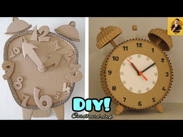 How to make diy cardboard clock. ||cardboard craft ||cardboard craft ideas.||ayanmazidcraft