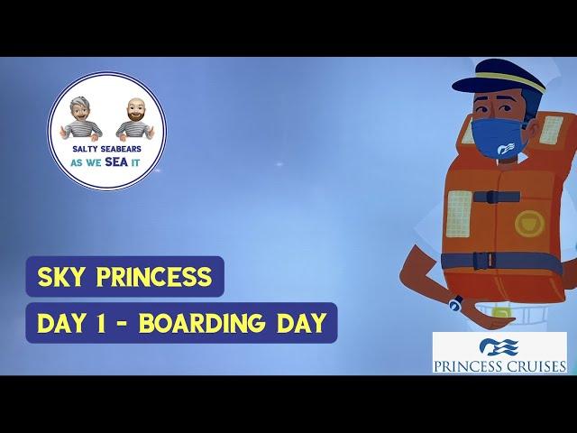 Confession: its been 16 days since our last cruise join us on Sky Princess Day One - boarding day