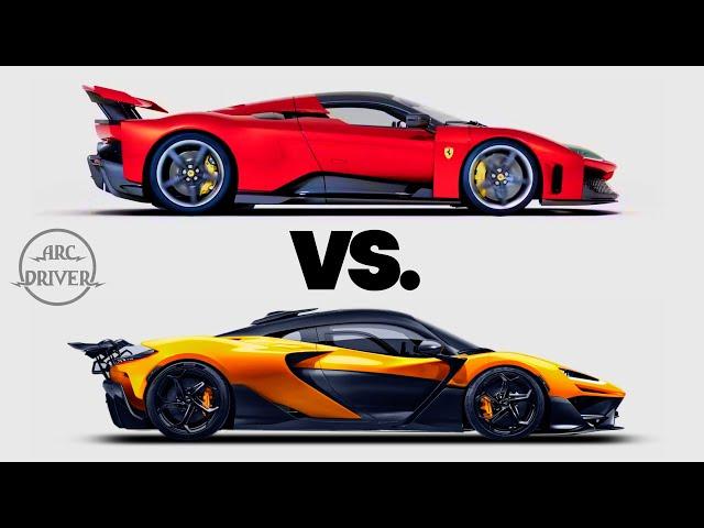 Ferrari F80 vs Mclaren W1 - Which Is The Better Hypercar?