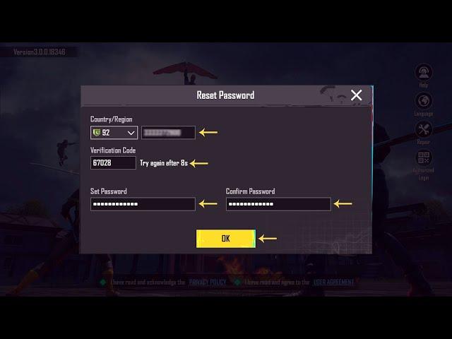 How To Change/Reset Password Of Mobile Login In PUBG Mobile