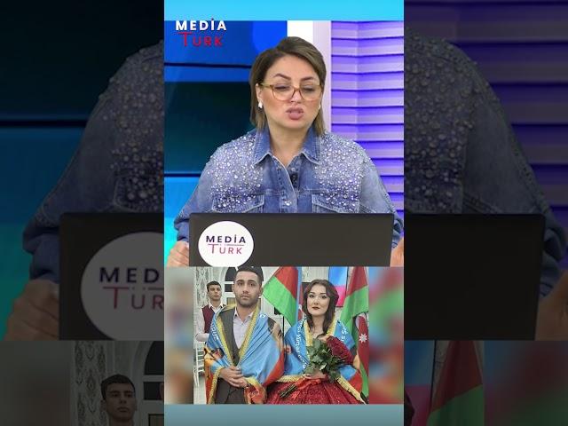 Şəhid qardaşı ilə şəhid bacısı ailə həyatı qurdu- Media Turk TV #mediaturk #trend  #shortvideo