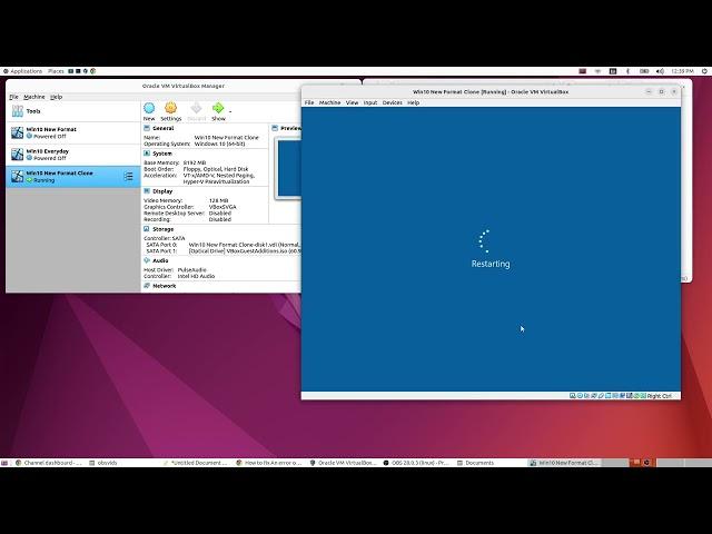 How to enable a shared folder in Ubuntu Host Virtual Box with Win 10 Client