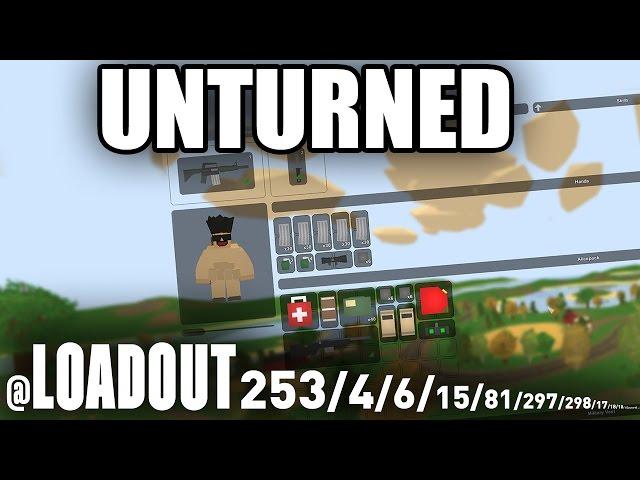 Unturned: How To Use The Loadout Command (Respawn w/ Items) SERVERS ONLY