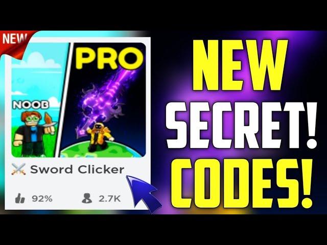 roblox Sword Clicker NEW SECRET CODES PAT1