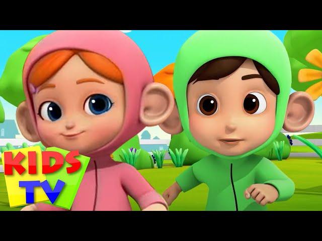 Cinco monitos | Canciones infantiles | Kids TV Español Latino | Educación | Videos animados