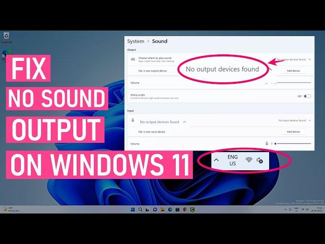 No Sound Output on Windows 11 | All Audio Problems [Solved]