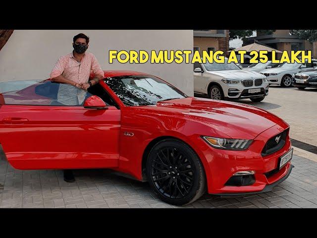 FORD MUSTANG AT 25 LAKH ( DETAILED REVIEW & WALKAROUND ) MY EXCITING VLOGS