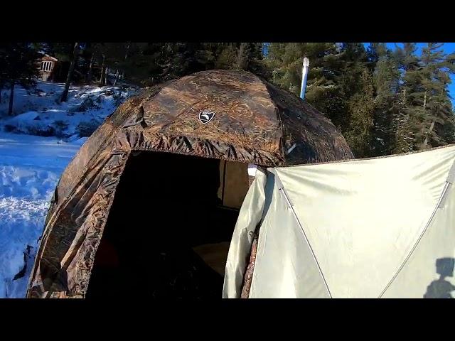 TRYING OUT THE RUSSIAN BEAR HOT TENT