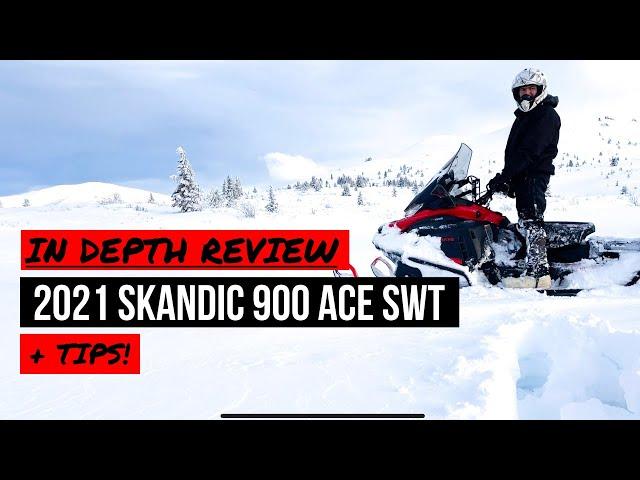 ski-doo skandic swt 900 ace 2021 | in depth review and tips #ski-doo #swt #900ace