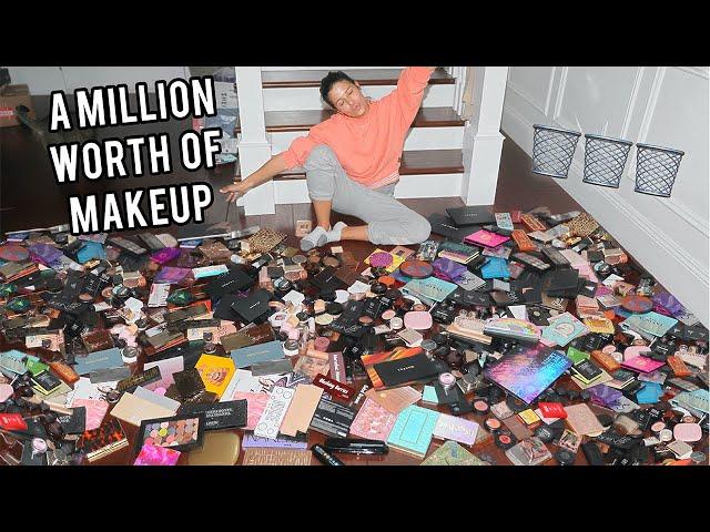 GETTING RID OF ALL OF MY MAKEUP COLLECTION | PART 1 + honest talk about makeup.