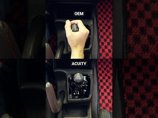 OEM Shifter vs ACUiTY Short Shifter (#8thgencivic)