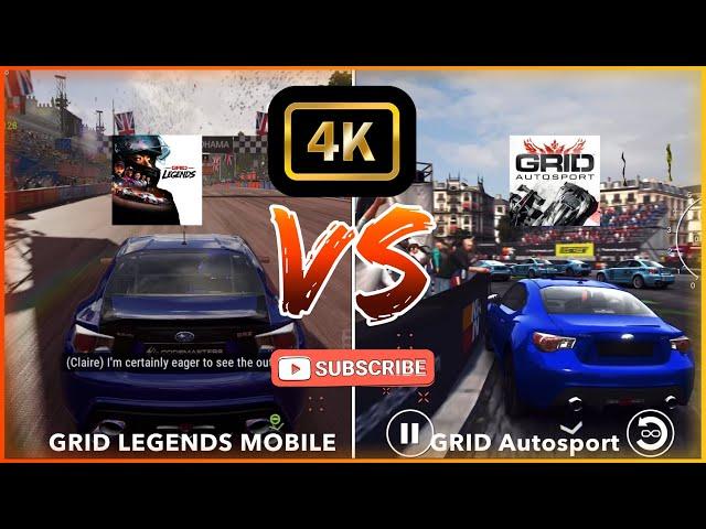 GRID Legends Mobile VS GRID Autosport | Gameplay & Graphics Comparison | Ultra 4K -  RianeTube4K