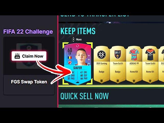 How To CLAIM FGS Swaps Player Tokens on FIFA 22