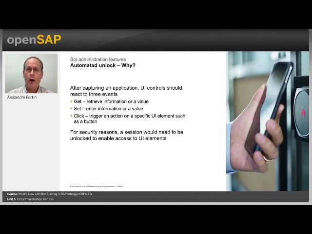 Bot administration features - U5 - What's New with Bot Building in SAP Intelligent RPA 2.0