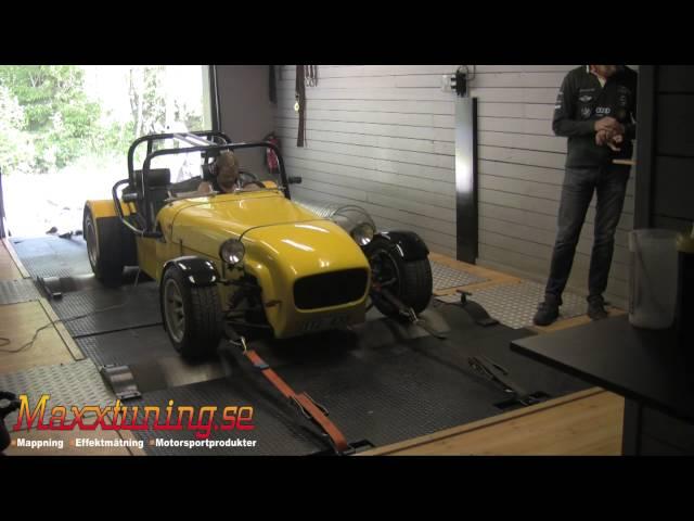 Mappning MaxxECU - 137WHP Westfield Superseven - Maxxtuning AB