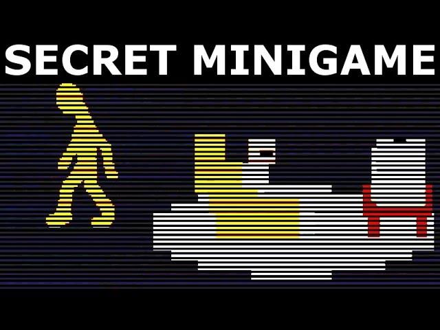 FNAF 6 - Secret Minigame - Midnight Motorist Orange Guy Easter Egg (Freddy Fazbear's Pizzeria)