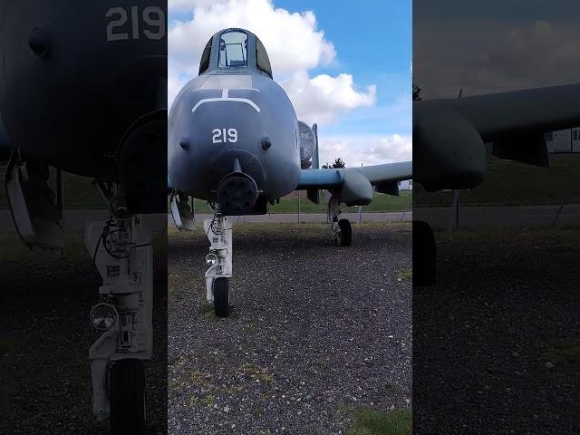 A-10 Thunderbolt II  "Warthog"  #history #shortvideo #aircraft