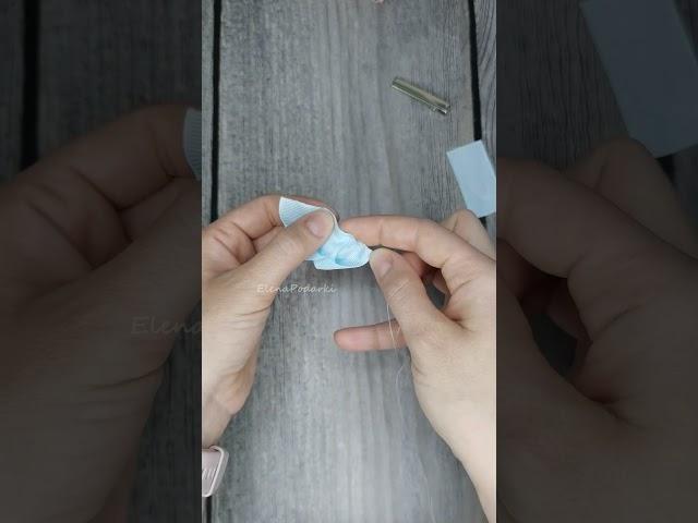 3 отрезка и готово #shorts #канзаши #бант #бантик