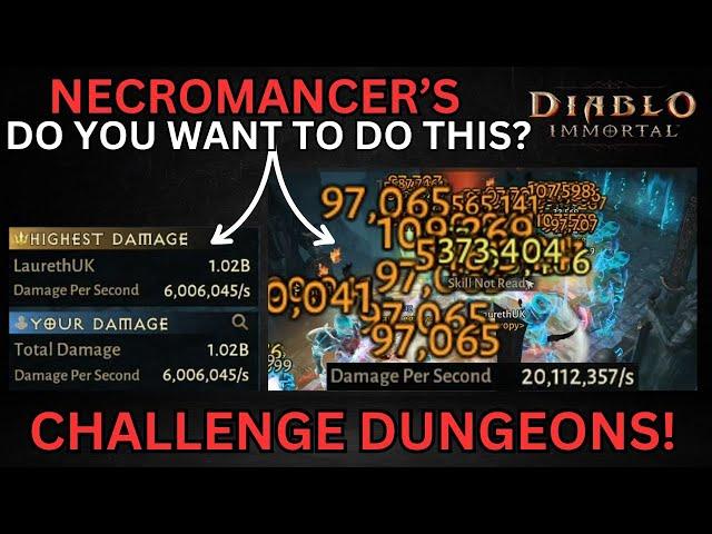 Best Necromancer build for Challenge Dungeons! You need this build!