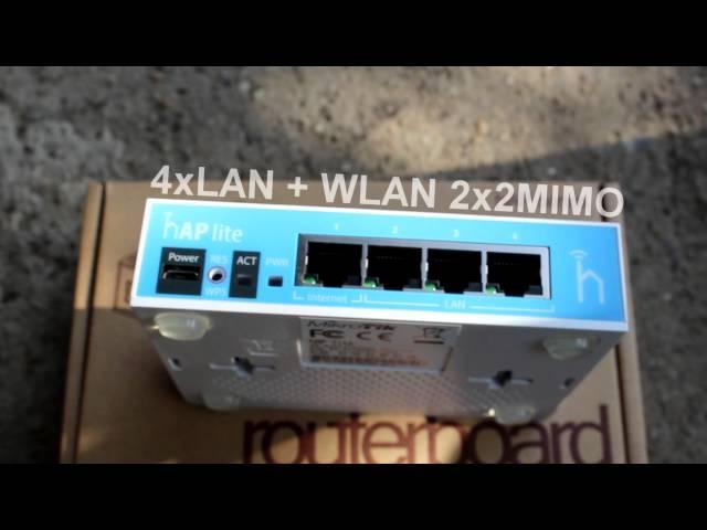 MikroTik hAP Lite - RB941 Unboxing