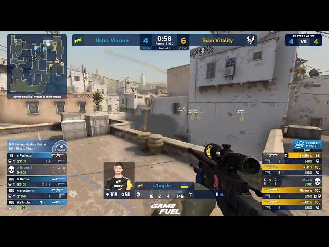 s1mple vs Vitality IEM Beijing-Haidian 2020 Europe (AWP ACE)