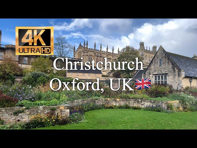 [4K Walking Tour] Autumn in Christchurch Meadows, Oxford