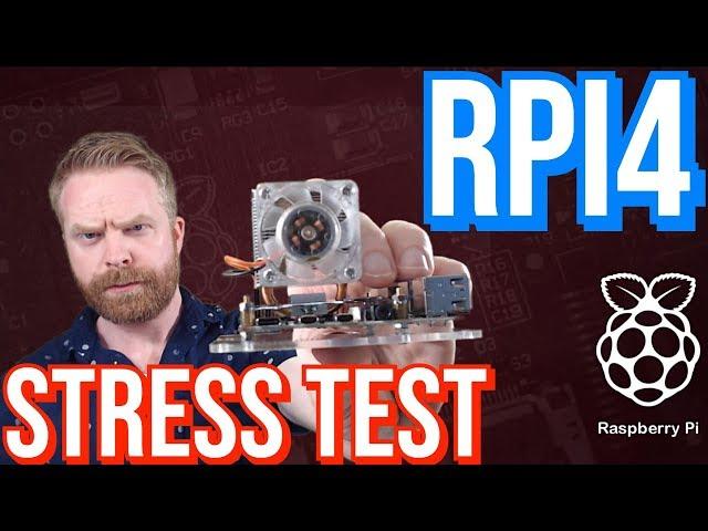 Raspberry Pi 4 Stress testing - Is this the best way to cool a raspberry pi?