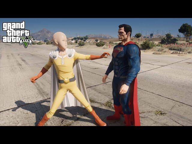 GTA 5 - Saitama VS Superman