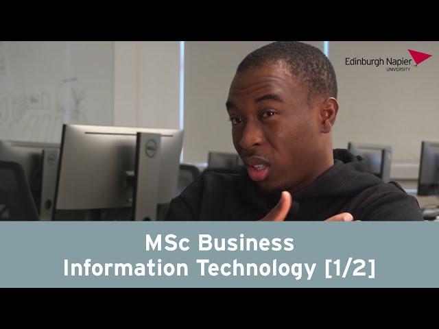 Edinburgh Napier University | TBS | MSc Business Information Technology [1/2]