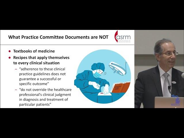 Evidence-Based Reproductive Medicine. Challenge Settled Ideas.Alan Penzias, MD, November 6, 2018