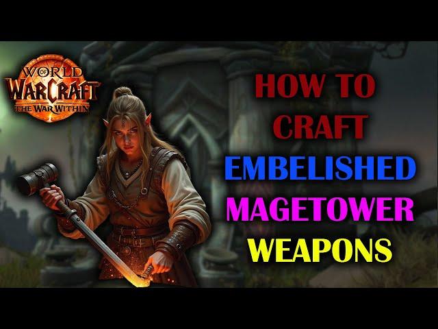 How to Craft Embelished Magetower Items | Guide | The War Within Season 1 11.0.5