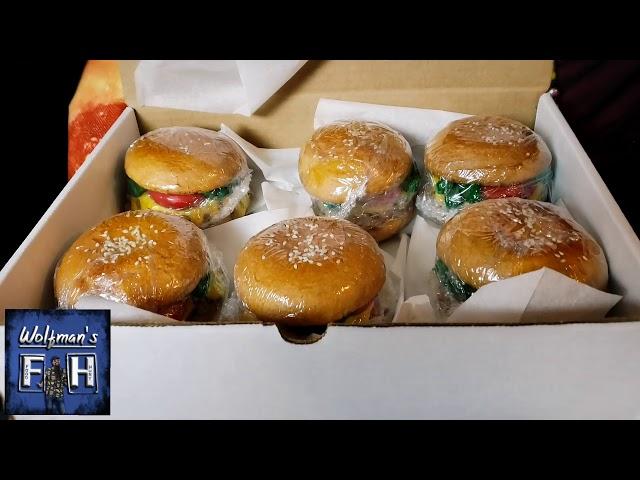 Cheeseburger Whoopie Pie Review from Goldbelly on Wolfman's Food Hunt