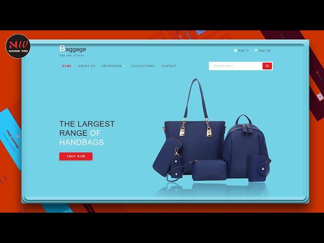 website ecommerce  template free download || html css  jquery || front-end development