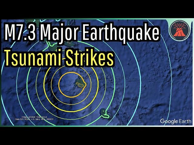 Vanuatu Earthquake Update; Major M7.3 Quake Strikes Capital, Tsunami Triggered