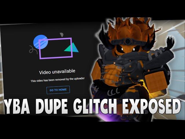 The Truth About YBA Dupe Glitches...