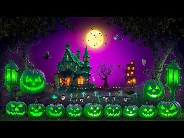 Best Halloween Music 2024  Haunted Graveyard With Spooky Halloween Background Music, Scary Music 