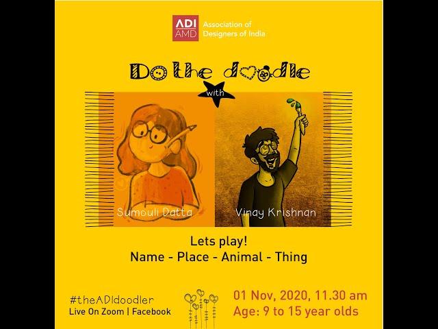 Workshop | Do the doodle with Sumouli Datta and Vinay Krishnan