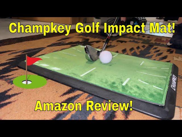 Champkey Golf Impact Hitting Mat Review! Amazon Golf Impact Mat Review! Best Golf Training Aid 2024!