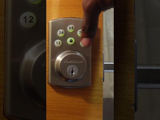 How to Lock and Unlock Kwikset Powerbolt 2 from the Outside