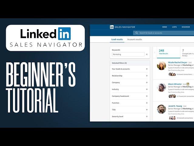How To Use LinkedIn Sales Navigator | Tutorial For Beginners (2025)