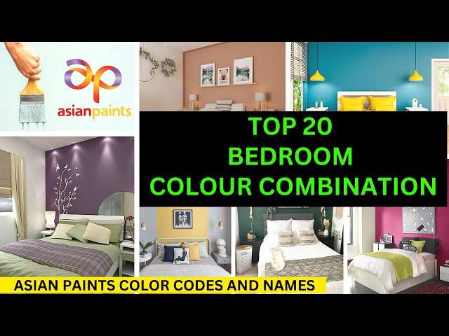 ASIAN PAINTS COLOUR COMBINATION FOR BEDROOM/ ASIAN PAINTS COLOUR NAME AND CODES / bedroom colour