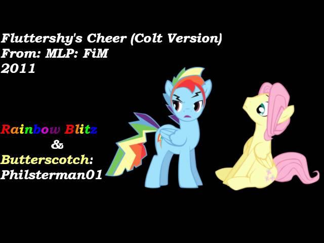 Mirror: Fluttershy's Cheer (Colt Version)