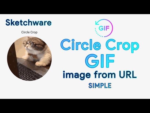 Circle Crop GIF from URL using Glide Simple Sketchware - DreamPLAY Dev