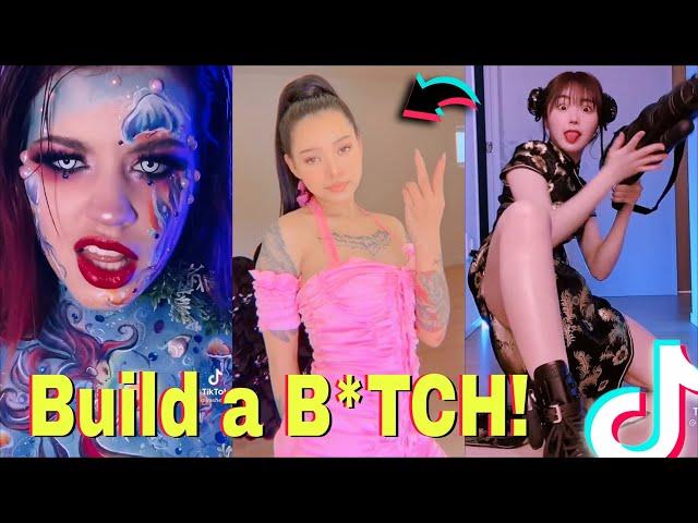 bella poarch build a b*tch tiktok challenge compilation #2