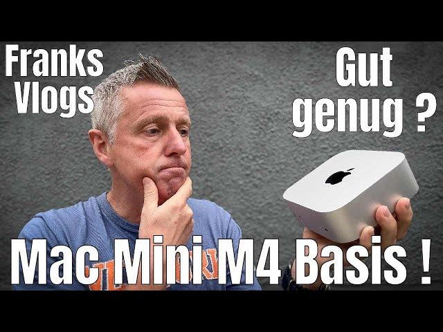 Braucht man mehr ? Apple Mac Mini M4 Basis Modell  Real Life User  Praxis Test