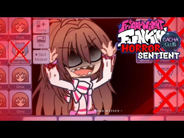 [FNF] Sentient VS Gina | Gacha HORROR but in my style