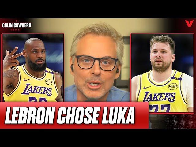 How LeBron James orchestrated Luka Doncic trade between Lakers & Mavericks | Colin Cowherd NBA