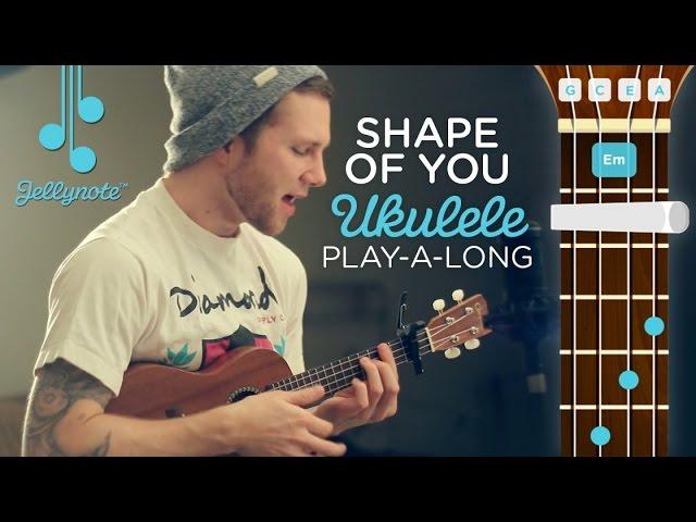 Shape of You Ed Sheeran - Ukulele Play-a-long cover tutorial with Adam Christopher